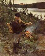 Akseli Gallen-Kallela Paimeni oil painting artist